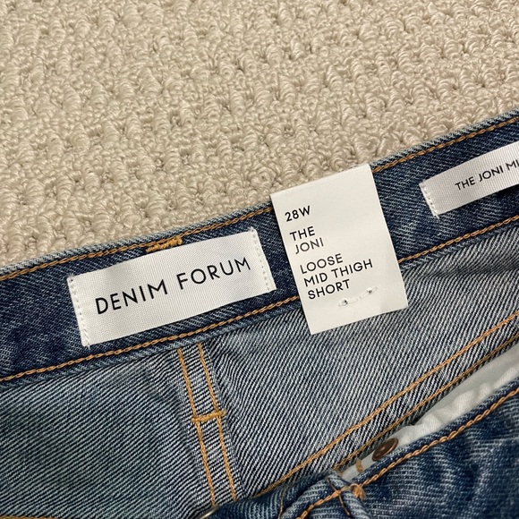 BNWT Aritzia Denim Forum Jean Shorts - Picture 3 of 5